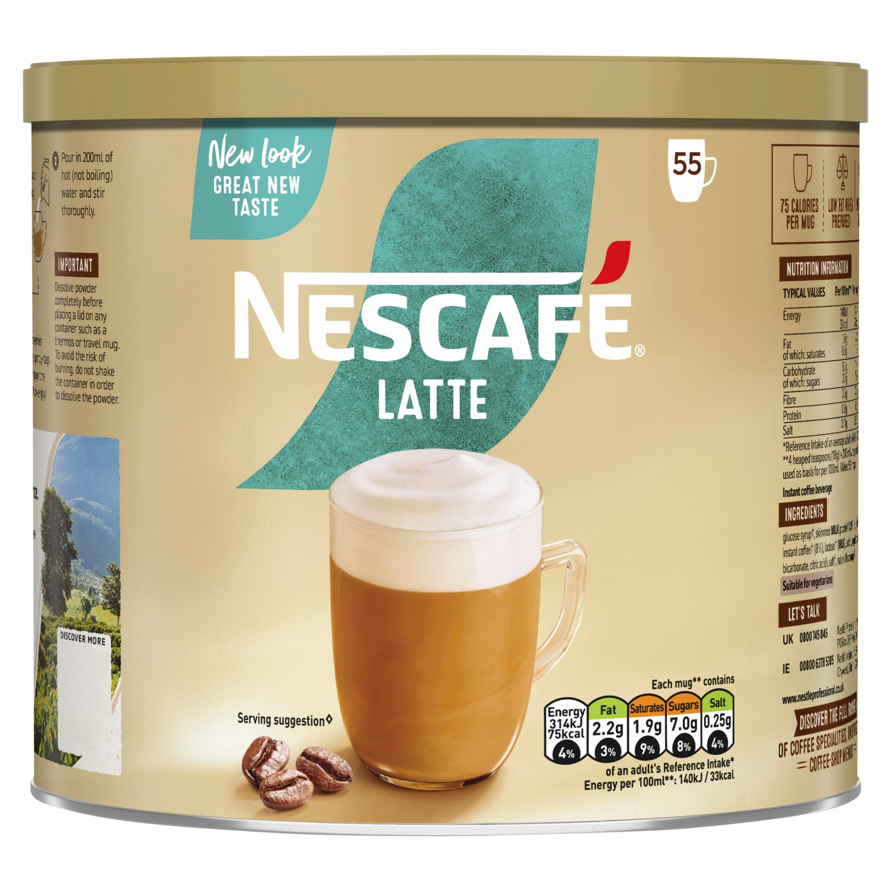 NESCAFÉ® Latte Coffee 1kg Tin